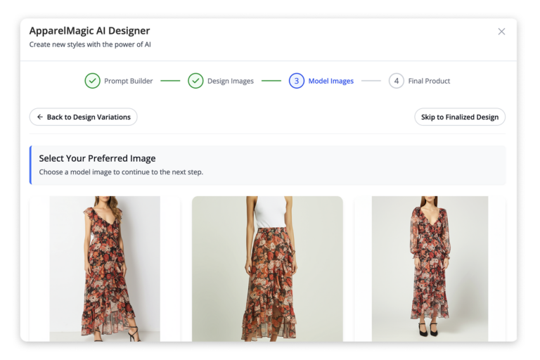 AI designer for apparel brands