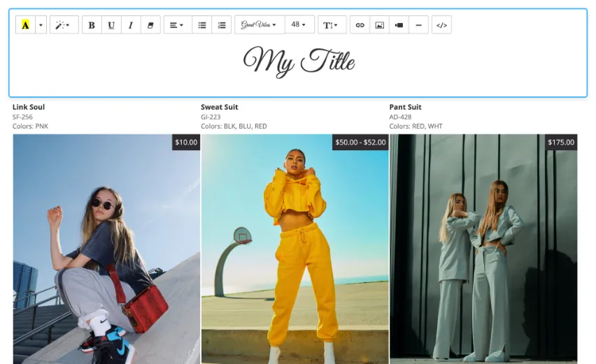 ApparelMagic platform customization