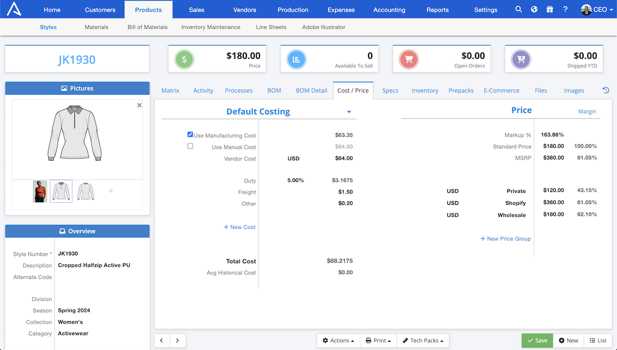 Alternative to QuickBooks Commerce ApparelMagic