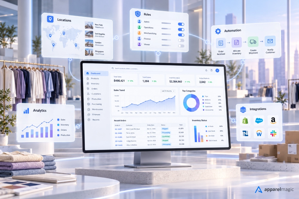 Enterprise apparel erp