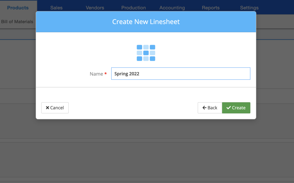 How to create a line sheet in ApparelMagic - ApparelMagic